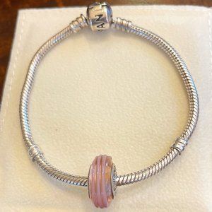 Pink Murano Glass Pandora charm